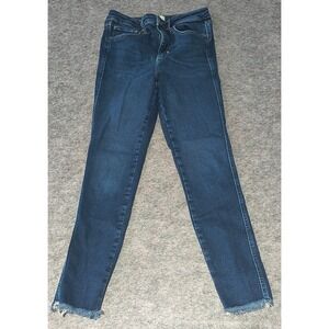 We The Free Women's Straight Leg Jeans - Dark Blue Skinny Jeans